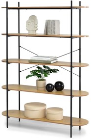 Raft Linde (stejar + negru). 1111370