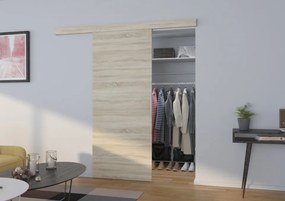 Usa glisanta Pixi, ADRK Furniture (Latime: 96 cm, Culoare: Wenge)