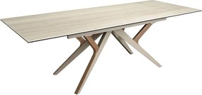 Masa extensibila cu blat din marmura portelanata 1155