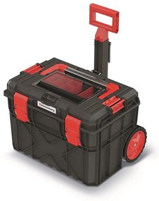 Valisa cu roti A, 40 cm, organizator II, negru