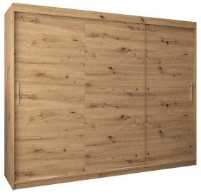 Dulap de haine 250 cm Toki (stejar artisan + stejar artisan). 1064869