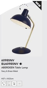 Veioza/Lampa de masa metal moderna Aberdeen navy