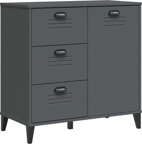 vidaXL Dulap „VIKEN”, gri antracit, 80x40x80 cm, lemn prelucrat