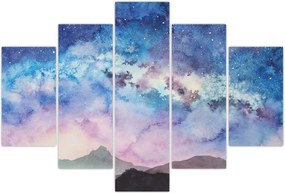 Tablou - Calea lactee, aquarel (150x105 cm)