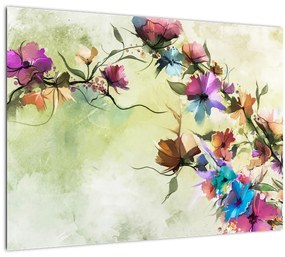 Tablou - Pictua cu flori (70x50 cm)