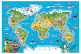 Trefl Puzzle Treflici cunoaște animalele lumii ,48 piese