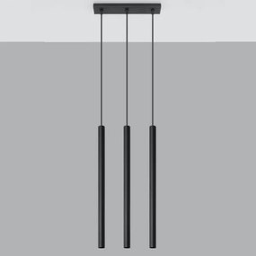 Lustră pe cablu PASTELO 3 3xG9/12W/230V negru