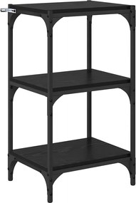 vidaXL Dulap pentru cărți Stejar negru 40 x 33 x 70,5 cm