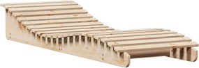 vidaXL Șezlong, 205x70x31,5 cm, lemn masiv de pin
