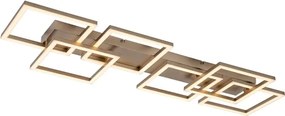 Rabalux 71499 - Plafonieră LED dimabilă FATMA 40W/230V 3000-6500K 33x100 cm aurie+telecomandă