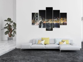 Tablou cu podul Brooklin și New York (150x105 cm)