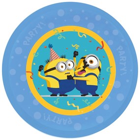 Minionii The Rise of Gru set de farfurii plate din plastic micro premium, 4 bucăți, 21 cm