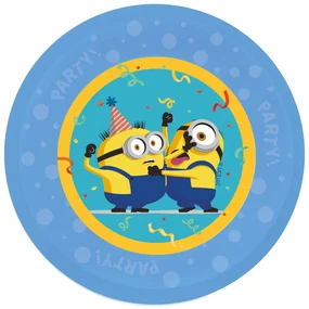 Minionii The Rise of Gru set de farfurii plate din plastic micro premium, 4 bucăți, 21 cm