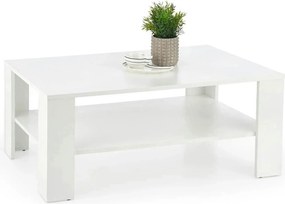 Masuta cafea KWADRO, alb, 110x65x53 cm