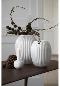 Sfeșnic din porțelan Kähler Design Hammershoi, alb, ⌀ 7,5 cm
