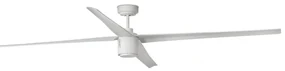 Lustra LED cu Ventilator si telecomanda design modern extra large ATTOS alb