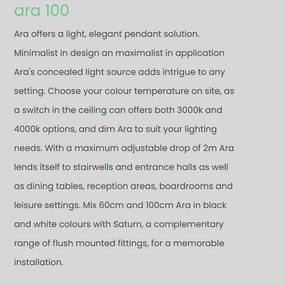 Lustra LED dimabila Ara 100cm