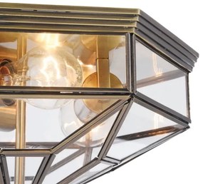 Plafonieră Maytoni H356-CL-03-BZ ZEIL 3xE27/60W/230V