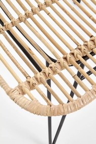 Set masa rotunda Fondi ø80 cm + 2 scaune K337 ratan natural