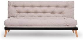 Canapea extensibilă Sakotta (Crem + Lemn). 1107026