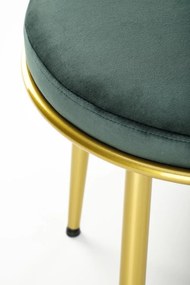 Scaun K517 velvet verde/auriu