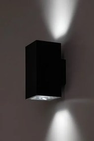 Aplica LED iluminat exterior ambiental, Protectie IP65 Urfa II negru