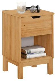 Noptieră în culoare naturală din lemn de pin Post – Støraa