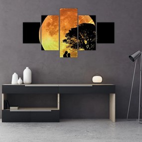 Tablou cu umbre în lumina lunii (125x70 cm), în 40 de alte dimensiuni noi