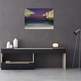 Tablou pe sticlă - recif de mare (70x50 cm)