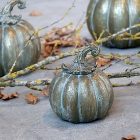 Dovleac decorativ, din polirasina, D13cm, Pumpkin