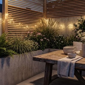 BRILAGI - LED Ghirlandă de exterior pentru Crăciun 300xLED 7m IP44 alb cald efect de artificii