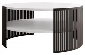 Măsuță de cafea Zentono (Negru + Alb arctic) . 1103778