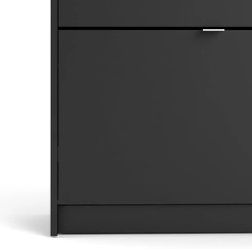 Pantofar negru cu deschidere înclinată Shoes – Tvilum