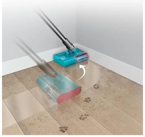 Aspirator vertical Dyson V15S Detect Submarine 448798-01, 660W, 0.77 l, 60 min autonomie, Senzori, 4 moduri, LCD, Gri / Albastru