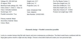 Aplica de exterior stil nordic IP44 Linas