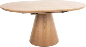Masa rotunda extensibila living ANGEL II, stejar, 120/160x120x75 cm