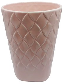 Vaza ceramica Thora 18cm, Roz