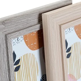 Rama foto Wooden din lemn natur 19x24 cm - modele diverse