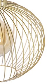 Lampă suspendată de design aurie - Wire Bake