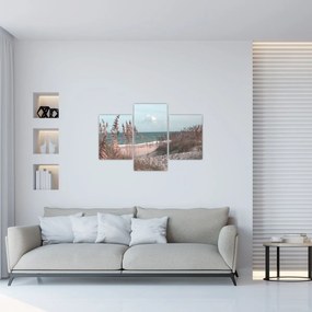 Tablou - Plaja roz (90x60 cm)