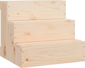 vidaXL Scară pentru animale de companie, 40x37,5x35 cm, lemn masiv pin