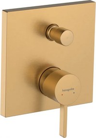 Baterie cada/dus incastrata, Hansgrohe Finoris, bronz periat, 76415140