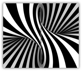 Tocator din sticla vortex abstractizare