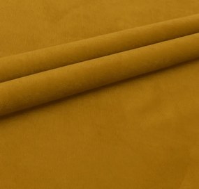 Canapea extensibila de colt SILVIANO, mustar, reversibila, 230x140 cm