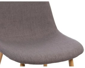 SET 4x scaun de sufragerie ROKA gri-deschis