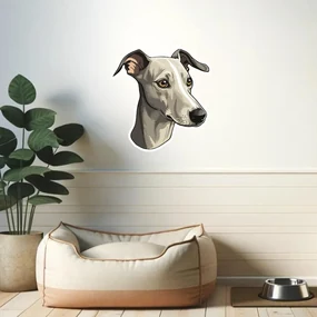 PIPPER. Autocolant Whippet mărimea: 60cm