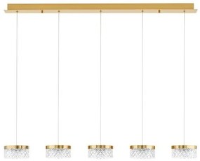 Lustra cu 5 pendule LED design modern Bion