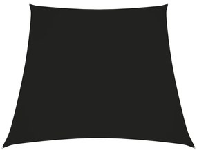 vidaXL Parasolar, negru, 3/5x4 m, țesătură oxford, trapez