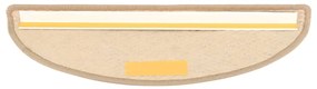 Covorase scari autoadezive 15 buc. nisipiu 56x20cm aspect sisal 15, Nisip, 56 x 20 cm