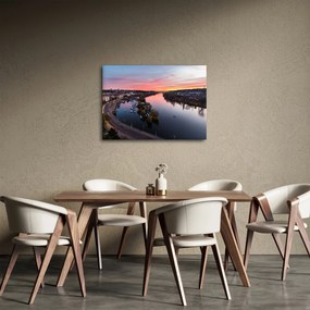 Tablou cu Praga nocturnă (70x50 cm)